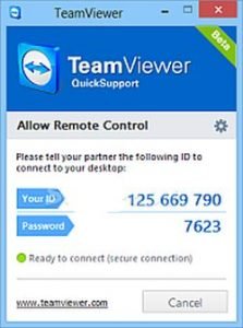 teamviewer 12 remote printing not working